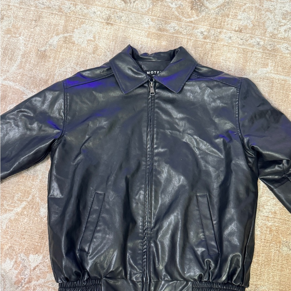 Motel Rocks Black Bomber Jacket